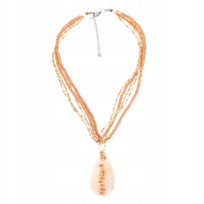 WISIOREK / NASZYJNIK Z ZAWIESZKĄ Z MASY PERŁOWEJ                                                    (0665-1005 SAHG)