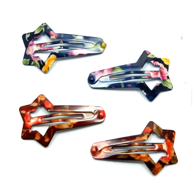 PYKI / SPINKI DO WŁOSÓW KOLOROWE 4 SZTUKI                                                              (0339 SAH)