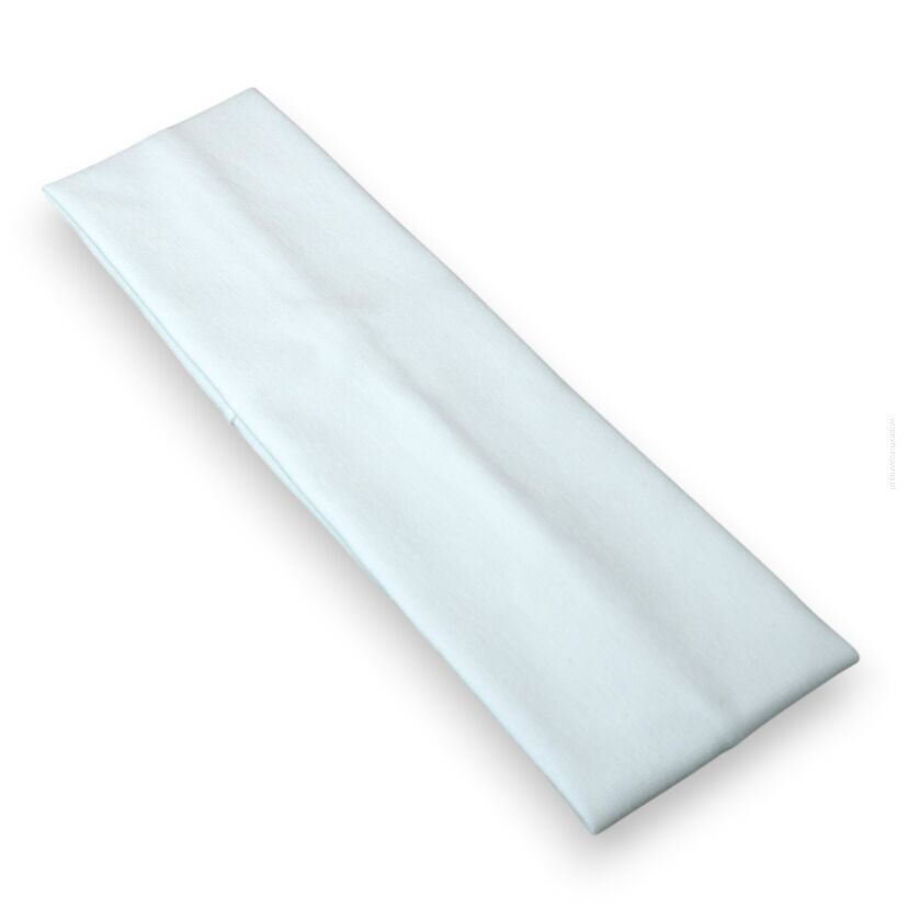 OPASKA NA GŁOWĘ ELASTYCZNA WANILIOWA WĄSKA 5.5 CM                               0171-1)