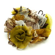 GUMKI DO WŁOSÓW OZDOBNE KWIATKI 5 SZTUK (0705 SA) - 4