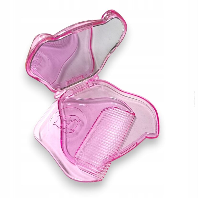 LUSTERKO KIESZONKOWE + GRZEBIEŃ DLA DZIECI Z MOTYWEM MISIA                   (8675-1 SA)