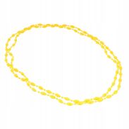 KORALE PLASTIKOWE DŁUGIE DROBNE ŻÓŁTE                                                            0617-1006 - 2