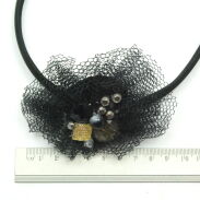 FASCYNATOR DO WŁOSÓW-OPASKA CZARNA                                                                  (OPFA SAH) - 3