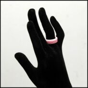 PIERŚCIONKI PLASTIKOWE PASTELOWE RÓŻOWE I NIEBIESKIE (6 szt) 0734-09 - 2