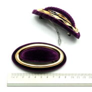 KLAMRY / AUTOMATY DO WŁOSÓW WELUROWE 2 SZTUKI                                                                           (9998-3 SAH) - 2