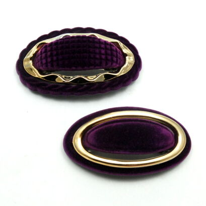 KLAMRY / AUTOMATY DO WŁOSÓW WELUROWE 2 SZTUKI                                                                           (9998-3 SAH)