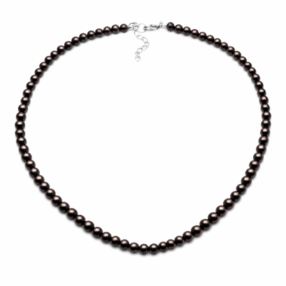 KORALE KLASYCZNE PEREŁKI BRĄZOWE 50 cm 0642-504