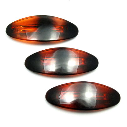 KLAMRY / AUTOMATY DO WŁOSÓW BRĄZOWE 3 SZTUKI                                          (KLD-168 SAH)