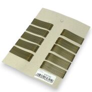 WSUWKI DO WŁOSÓW PROSTE BRĄZ BEZ KULKI 5 CM100 SZTUK                                                          (015/100) - 3