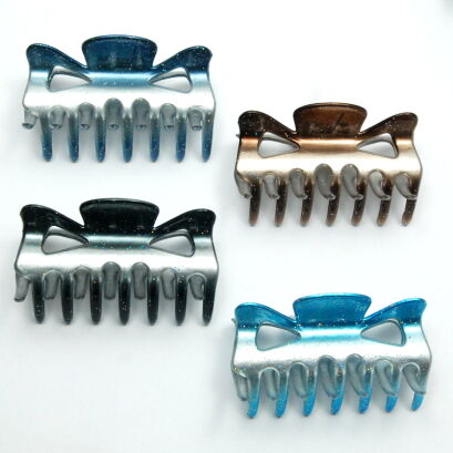 SZCZĘKI / KLAMRY DO WŁOSÓW KOLOROWE 4 SZTUKI                                                                               (0340-20 SAM)