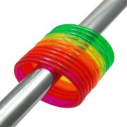 BRANSOLETKI PLASTIKOWE CIENKIE 12 SZTUK                                                                     (0738-22 AS) - 3