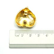 KOLCZYKI OZDOBNE SERCA W ZŁOTYM KOLORZE                                                                         (6680 SAH) - 3