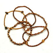 BRANSOLETKI Z KORALIKAMI NA GUMCE – WIELOKOLOROWE                (BRGU-14) - 2