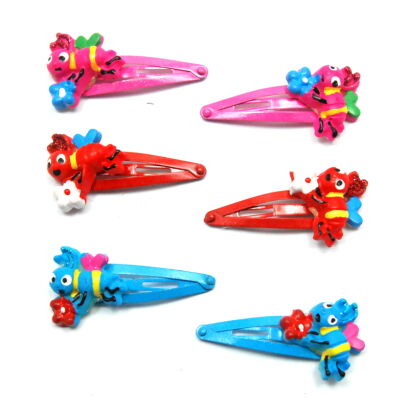 SPINKI / PYKI DO WŁOSÓW DZIECIĘCE PSZCZÓŁKI 6 SZTUK                                  (7029 SA)