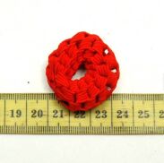 GUMKI DO WŁOSÓW OPONKI RÓŻ-CZERWIEŃ-BORDO MIX  30 SZTUK (1535 SA) - 3