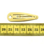 SPINKI DO WŁOSÓW BEŻOWE GŁADKIE 6 SZTUK                                                                               (P50/C/6) - 3