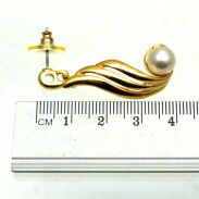 KOLCZYKI OZDOBNE WISZĄCE Z PEREŁKĄ                                                                                0611-58 SA - 2