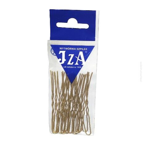 KOKÓWKA FRYZJERSKA KARBOWANA ZŁOTA 6.5 CM 20 SZTUK                             (B065/20)