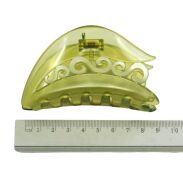 SZCZĘKA / KLAMRA DO WŁOSÓW ZIELONA                                        (0016-2 SAH) - 4