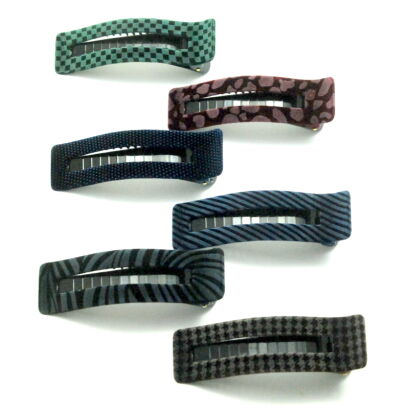 SPINKI / PELIKANY DUŻE POKRYTE WELUREM 6 SZTUK                                                                        (PED-5A SAH)