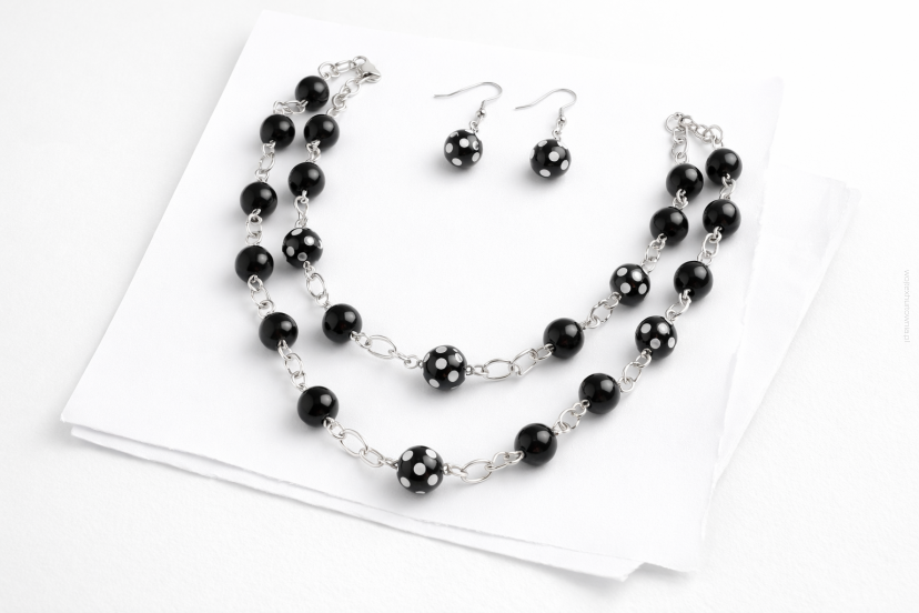 KOMPLET NASZYJNIK + KOLCZYKI                                                                            0624-90