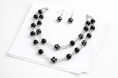 KOMPLET NASZYJNIK + KOLCZYKI                                                                            0624-90