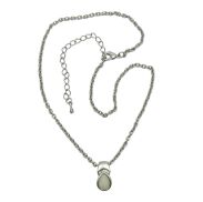 NASZYJNIK / WISIOREK NA ŁAŃCUSZKU Z ZAWIESZKĄ Z CYRKONIAMI                                           0611-1319-2 A/S - 2