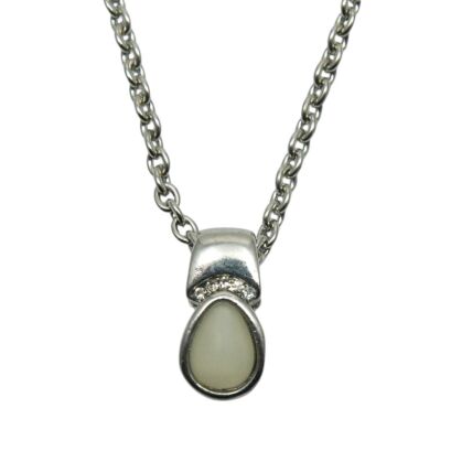 NASZYJNIK / WISIOREK NA ŁAŃCUSZKU Z ZAWIESZKĄ Z CYRKONIAMI                                           0611-1319-2 A/S