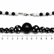 KORALE KULE CZARNO-BIAŁE 0611-14 - 4