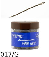 WSUWKA DO WŁOSÓW BRĄZOWA PROSTA 7 CM 500G                                                                               (017/G) - 3