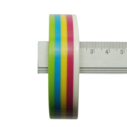 BRANSOLETKI PLASTIKOWE NIEROZPINANE KOLOROWE 3 SZTUKI                                                                ( 3913-2 SAM) - 4