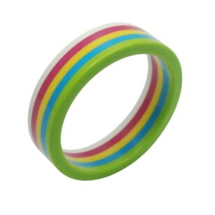 BRANSOLETKI PLASTIKOWE NIEROZPINANE KOLOROWE 3 SZTUKI                                                                ( 3913-2 SAM)