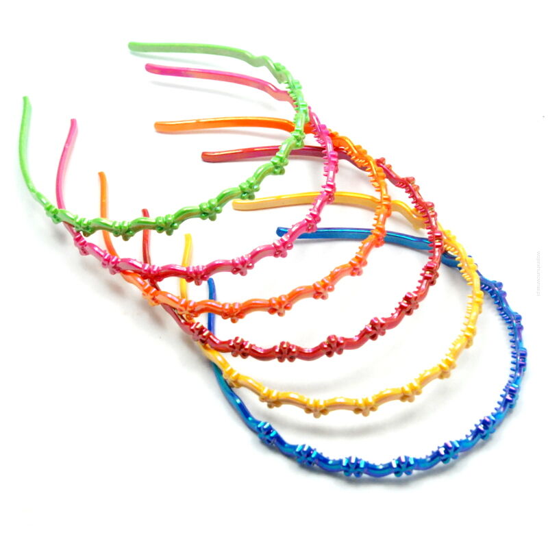 OPASKI DO WŁOSÓW KOLOROWE 12 SZTUK                                                               (0193-14 SA)