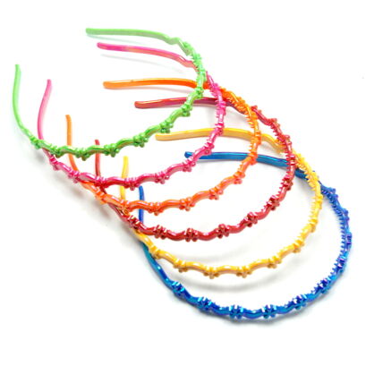 OPASKI DO WŁOSÓW KOLOROWE 12 SZTUK                                                               (0193-14 SA)