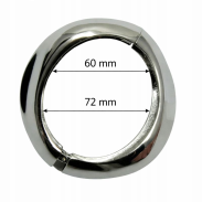 BRANSOLETKA METALOWA O NIEREGULARNYM KSZTAŁCIE                                   (BRMT-14 SAH) - 3