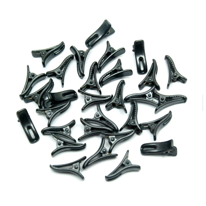 SPINKI / PELIKANY DO WŁOSÓW MINI SZARE 60 SZTUK                                (PEM-3 SAH)