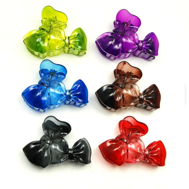 SZCZĘKI DO WŁOSÓW  KOLOROWE (6 SZTUK)                                                        0176-10