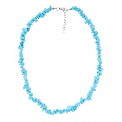 NASZYJNIK /WISIOR Z KORALIKAMI TURKUSOWY                                                       (0643-1013 SAHG)