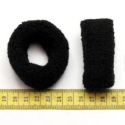 GUMKA FROTKA DO WŁOSÓW PUCHATA CZARNA 20 SZTUK                                                          (0102 SA) - 2