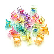 SZCZĘKI DO WŁOSÓW /KRABIKI MAŁE TRANSPARENTNE 18 SZTUK                              (7852-4 SAM2 ) - 3