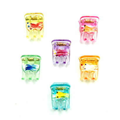 SZCZĘKI DO WŁOSÓW /KRABIKI MAŁE TRANSPARENTNE 18 SZTUK                              (7852-4 SAM2 )