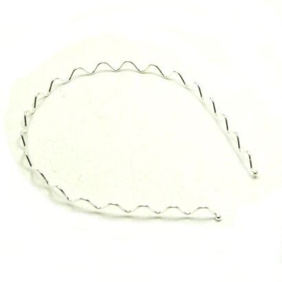 OPASKI DO WŁOSÓW METALOWE ZYGZAKI 6 SZTUK                                                             (0176-504 SA)