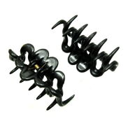 SZCZĘKI DO WŁOSÓW ŚREDNIE CZARNE 6 SZTUK                                                (0123-500 SAM) - 2