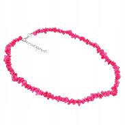 NASZYJNIK /WISIOR Z KORALIKAMI MALINOWY                                                       (0643-1016 SAHG) - 2