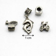 ELEMENTY METALOWE DO BRANSOLETKI MIX WZORÓW 10 SZTUK                      3857 - 4