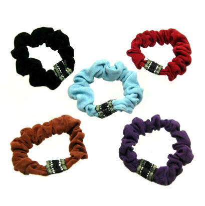 GUMKI DO WŁOSÓW KOLOROWE 5 SZTUK MIX KOLOR  (0514 S)