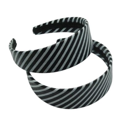 OPASKI SZEROKIE W CZARNO-BIAŁE PASKI 4 SZTUKI (7431-1 SAM)