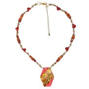 NASZYJNIK / WISIOREK MUSZELKI Z ZAWIESZKĄ                                      (2313 SA) - 3