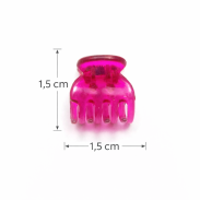 SZCZĘKI / KRABIKI MAŁE TRANSPARENTNE KOLOROWE 50 SZTUK                                                       (0146-16 SAH) - 3