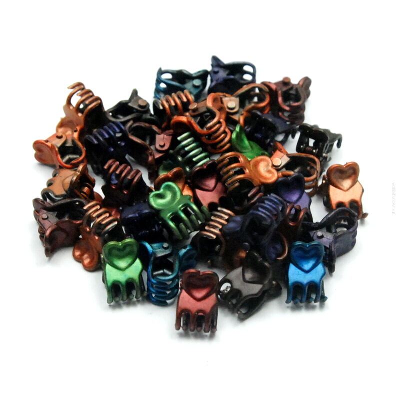 SZCZĘKI / KRABIKI MAŁE KOLOROWE 50 SZTUK (0187-2A SAM 3/4)